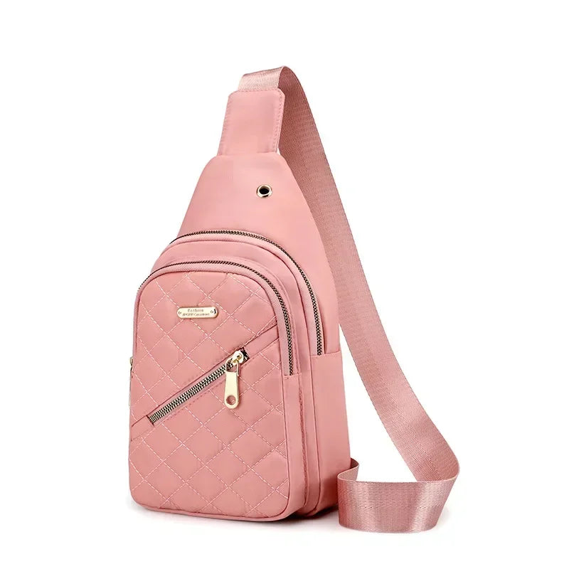 Best-Selling Women's Embroidered Backpack – Crossbody Leisure Shoulder Bag with Composite Fabric