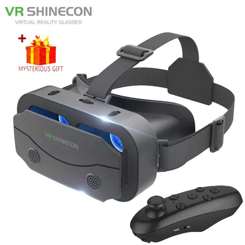 VR Glasses Virtual Reality Headset – 3D Lenses Smart Goggles for Smartphones, Mobile Game Accessory