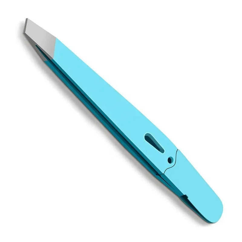 Colorful Eyebrow Tweezer | Stainless Steel Slanted Hair Beauty Fine Hairs Puller | Eye Brow Clips Removal Makeup Tool