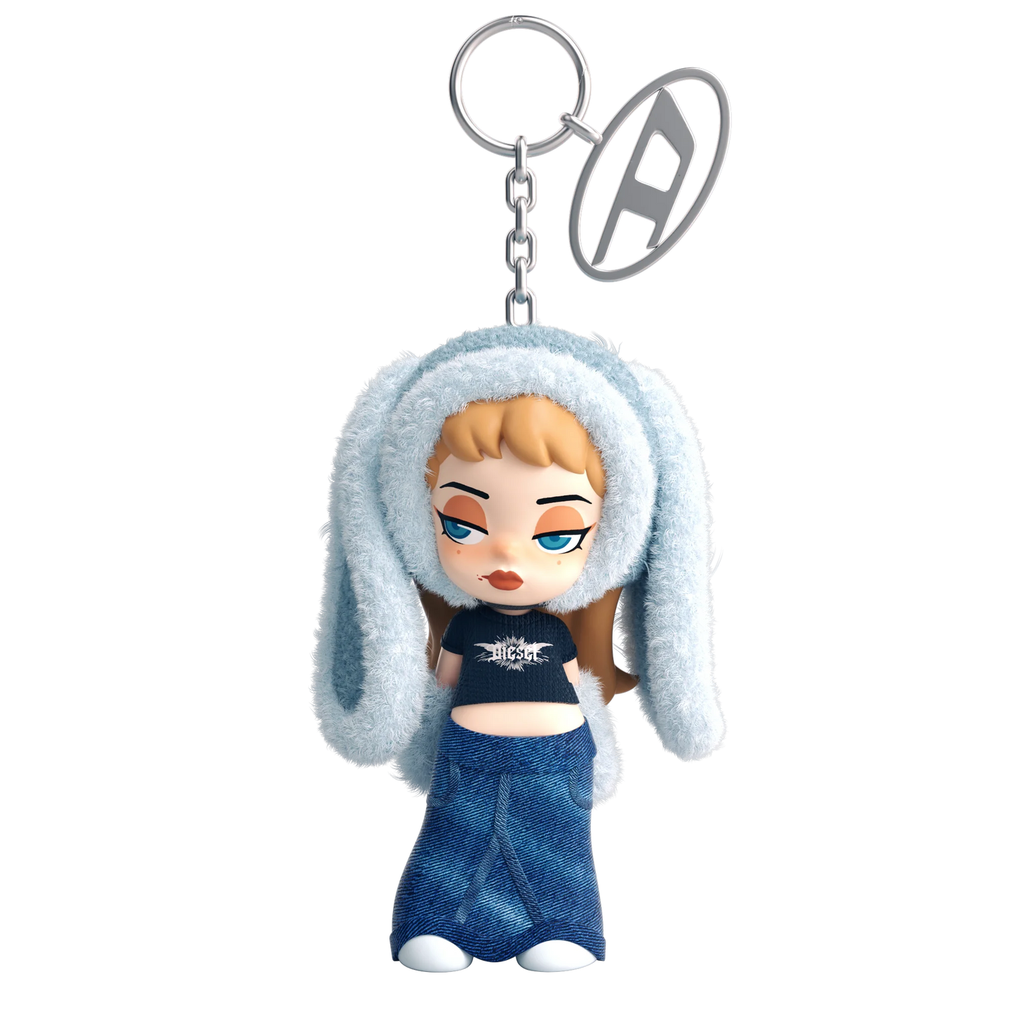 DIESEL x Dolores Limited Edition Plush Pendant – Hanging Bag Accessory Toy