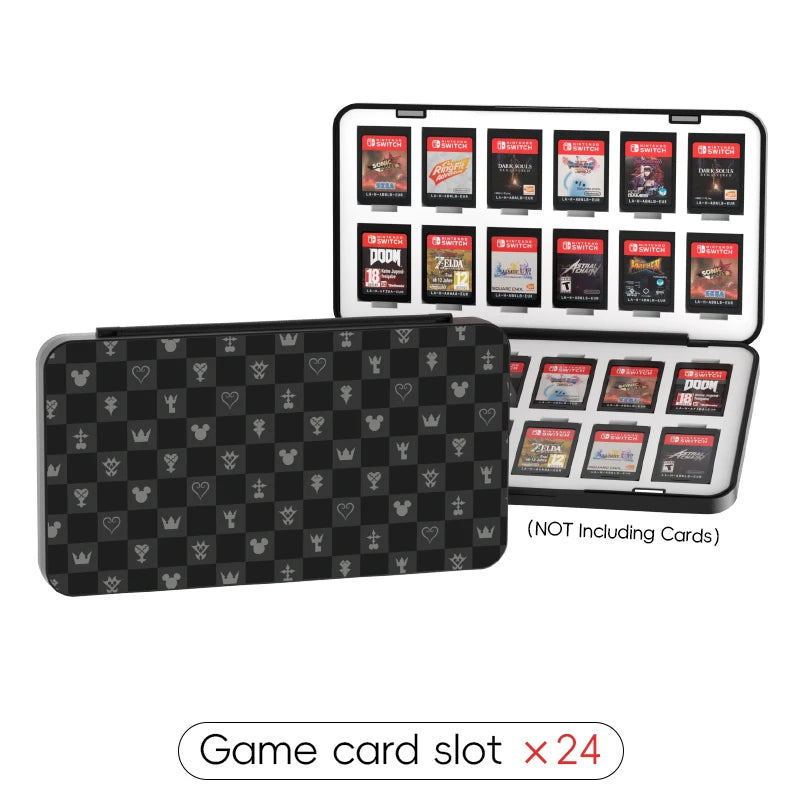 DATA FROG 24-in-1 Game Card Case – Hard Shell Storage Box for Nintendo Switch/Lite/OLED Accessories