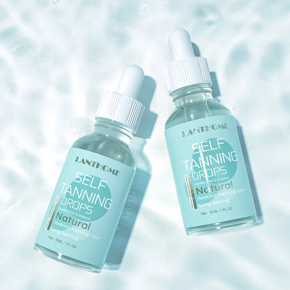30ml Self-Tanning Drops — Natural-Looking Sunless Body Tanner Lotion for Skin Care