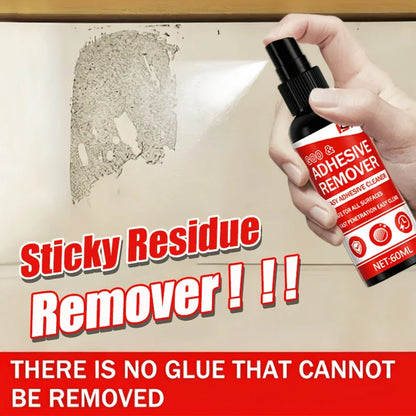 KJM Glue Remover Spray - Fast Adhesive Residue Cleaner for Wall Hooks, Double-Sided Tape, Car Decals, and Stickers