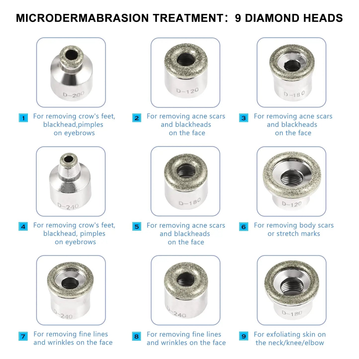 Wireless Diamond Microdermabrasion Machine - Deep Skin Cleansing Blackhead Remover Anti Aging Facial Care Tool