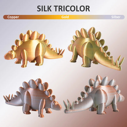 Geeetech Tri-Color Silk PLA 3D Printer Filament – 1.75mm, 1KG Spool, Vacuum Pack, Special Colors