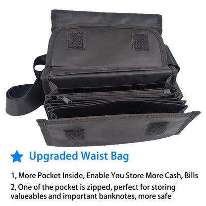 Creative Portable Coin Storage Wallet – Multi-Pocket Euro Coin Holder & Cash Fanny Pack with 8 Slots