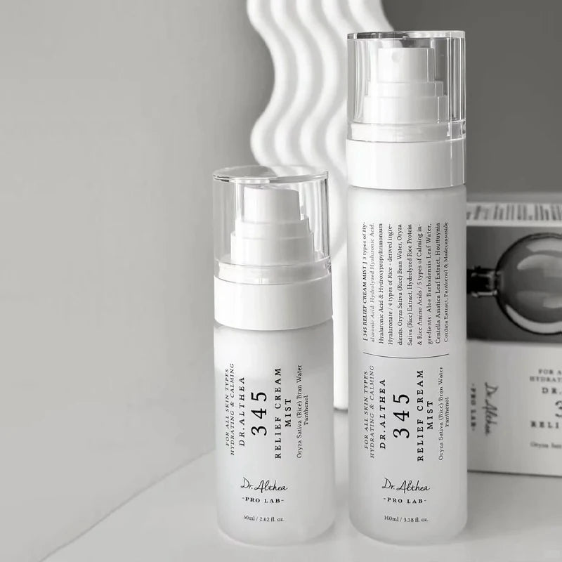Dr.Althea Korean Skincare Cream - 345 Relief & 147 Barrier Repair Moisturizing Cream with Antioxidant Care & Vitamin C Essence