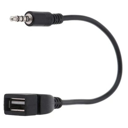 3.5mm AUX to USB Audio Cable - Car Music & Headphone Converter for Car Electronics