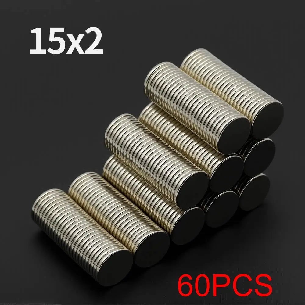 N35 Neodymium Magnets - Super Strong Round Permanent Fridge Magnets for DIY Projects & Crafts