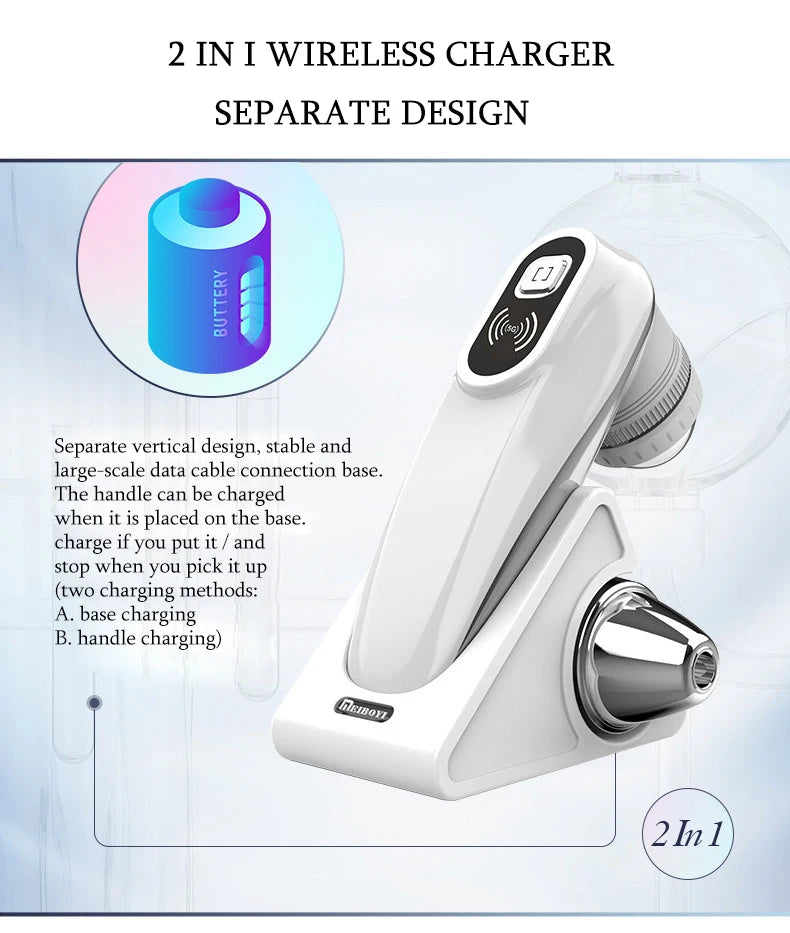 New WiFi HD 5G Scalp & Skin Hair Follicle Detector - Professional 50X/200X Rechargeable UV Skin Analyzer Magnifier