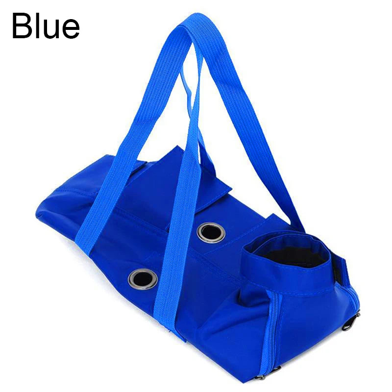 Multifunctional Pet Carrier Bag – Breathable Double-Shoulder Cat Backpack, Anti-Scratch & Bite, Foldable Portable Carrier