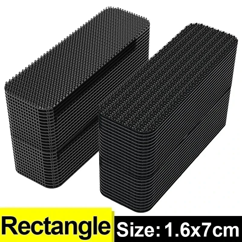 Double-Sided Carpet Fixing Stickers - High-Adhesive Anti-Skid Grip Patches for Floors, Car Mats & Rugs