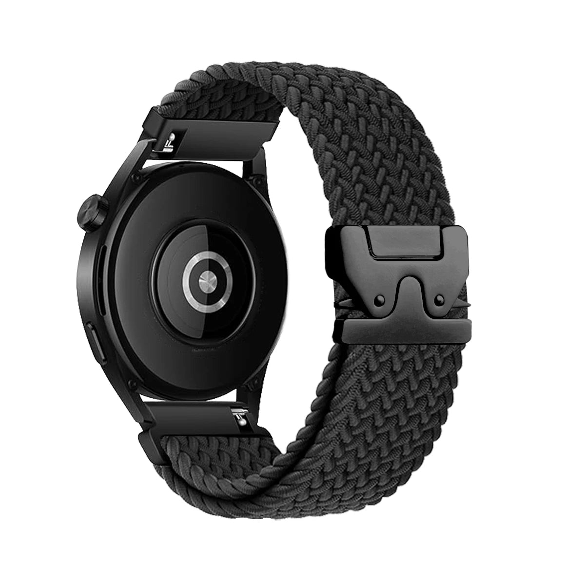 Braided Loop Watch Band – 18/20/22mm Parachute Style Strap for Garmin Venu/3/3S, Forerunner 265/265S/645, Samsung & Huawei GT Watches