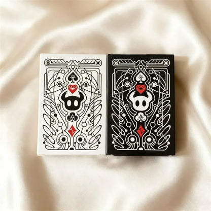 Hollow Knight Standard Poker Card Set — Black & White Playing Cards, Portable Creative Board Game Gift Collection