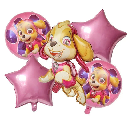 Pink Paw Patrol Party Supplies for Girls – Skye Balloons, Cups, Plates & Tablecloth for Birthday & Baby Shower