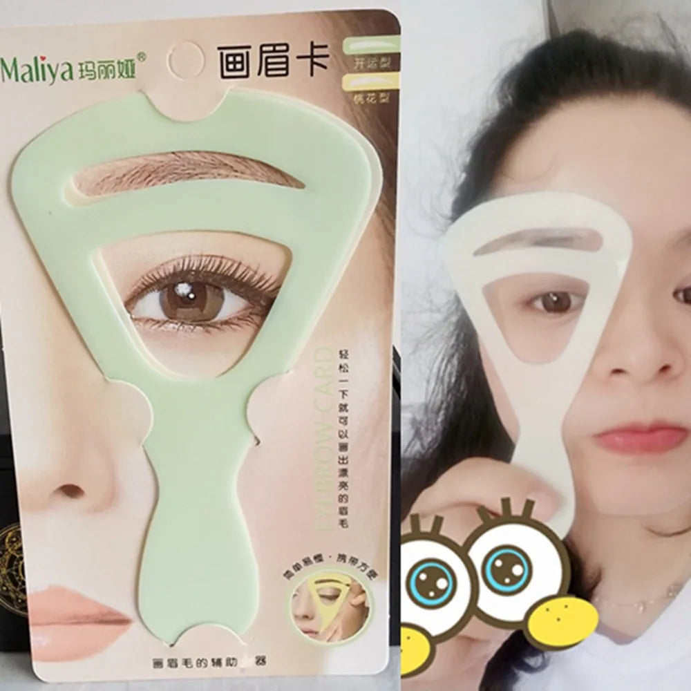 2pcs Reusable Eyebrow Stencil Set – Grooming & Shaping Template for Precise Eyebrow Drawing
