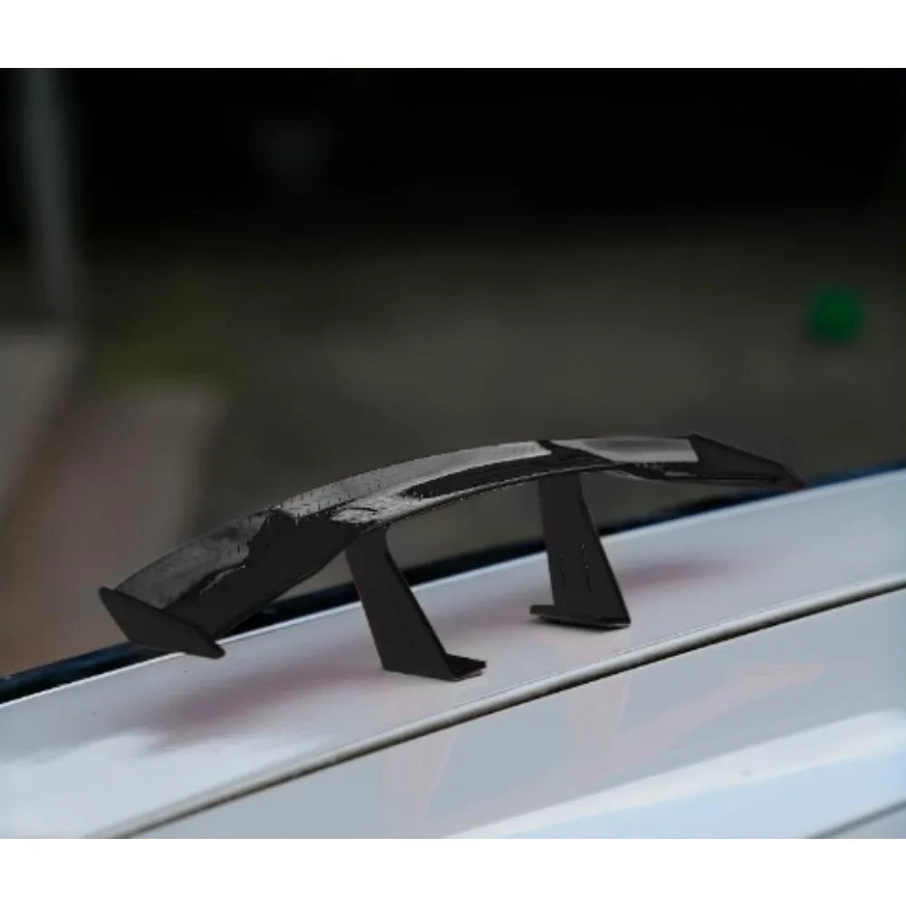 Mini Carbon Fiber Tail Wing - Universal Car & Motorcycle Creative Rear Decoration Accessory