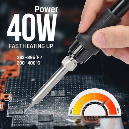 Silverflo 937D-I Cordless Soldering Station – Solder Iron with Sleep Mode, Compatible with DEWALT, Milwaukee, MAKITA 18/20V Batteries
