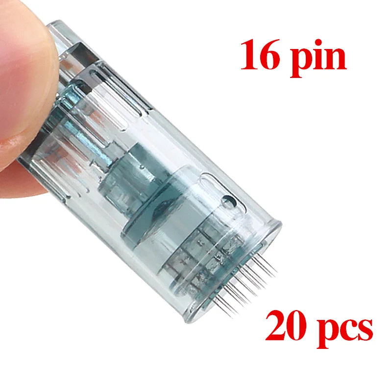 M8 Dr Pen Cartridge Needles – Bayonet Micro Replacement Tips for Derma Microneedling Pen 11/16/36/42 Pin 3D/5D Skin Care Treatment Needles