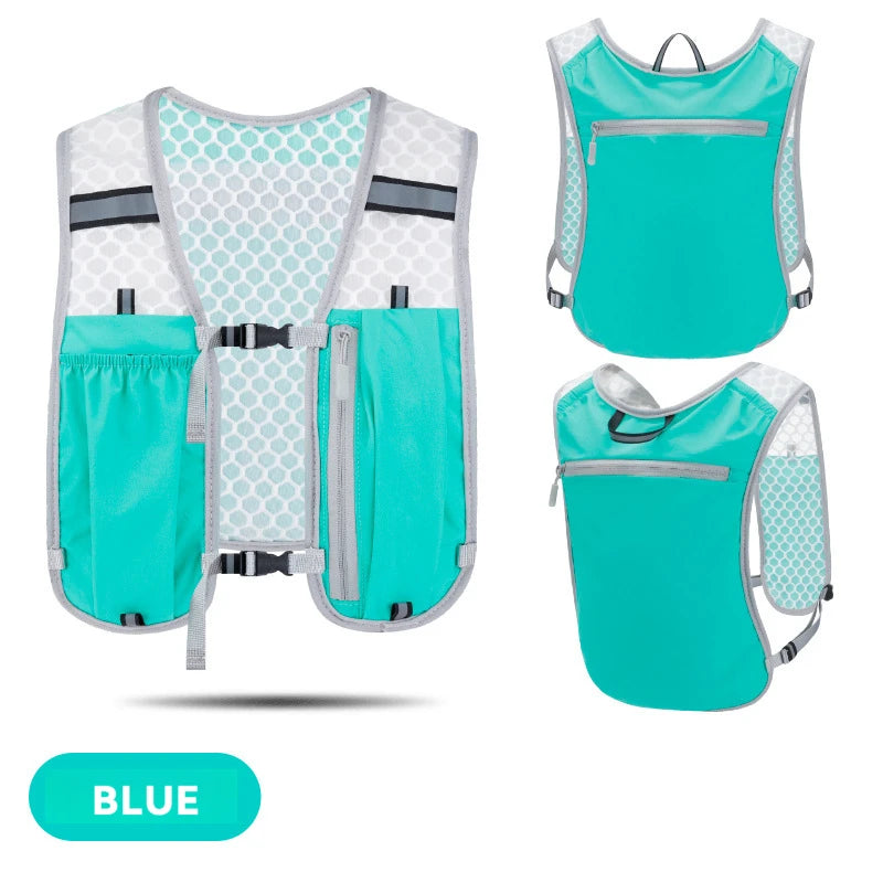 Lightweight Running Hydration Vest Backpack – Marathon Hiking Cycling Chest Pack with Phone Pocket