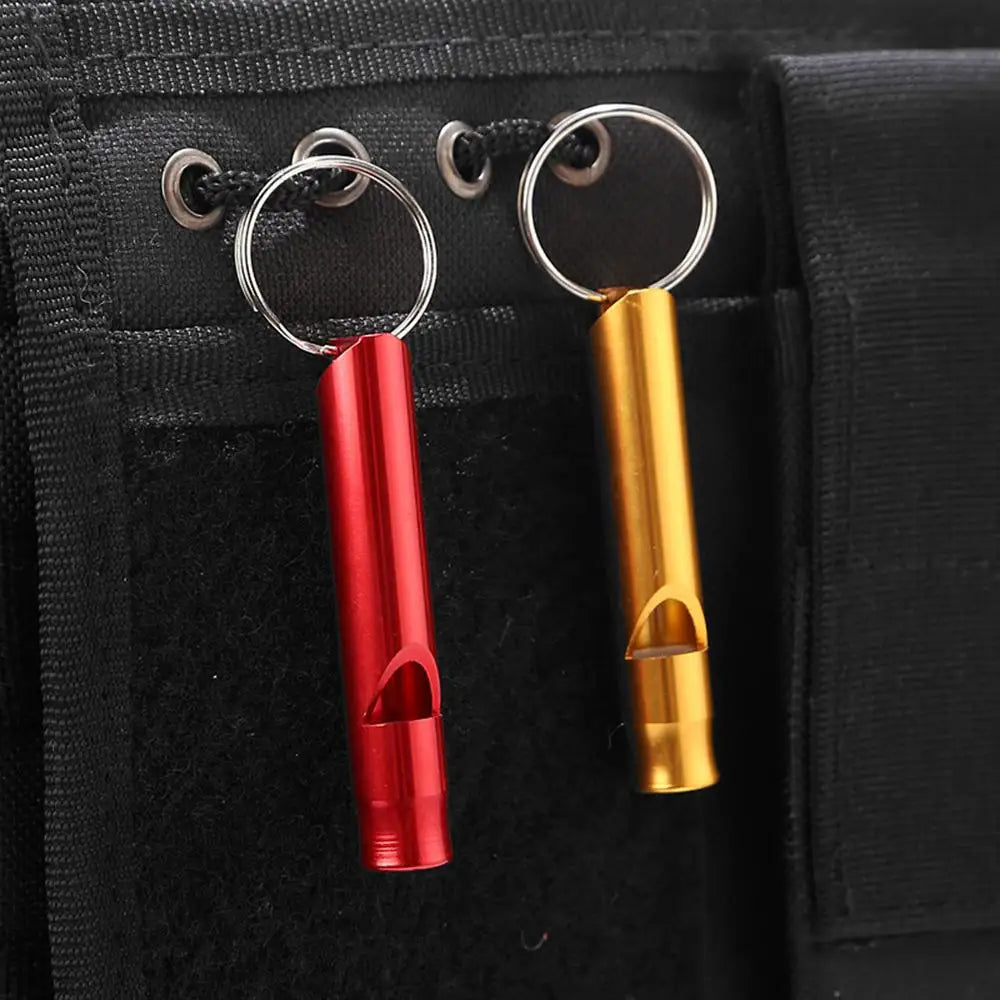 Outdoor Survival Whistle Keychain – High Decibel Portable Emergency Camping & Rescue Tool