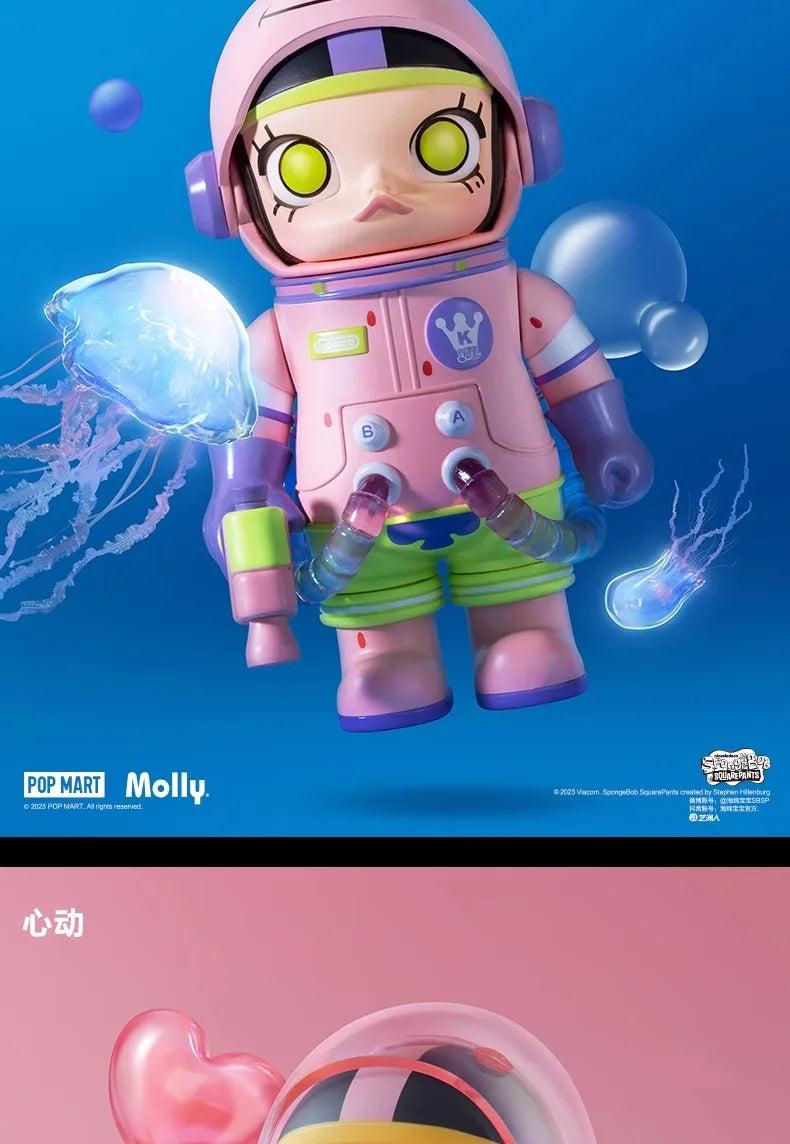 Popmart Mega Collection Space Molly 2.0 Blind Box – 100% Anniversary Replica Guess Package Collectible Figures