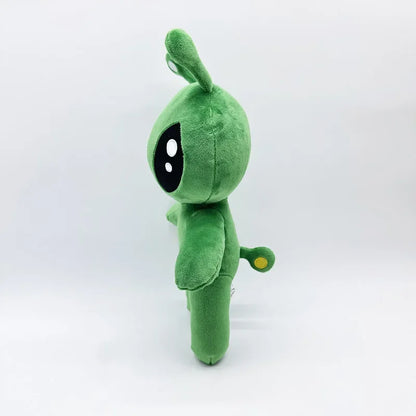 AFTONSPARV Green Alien Plush Toy - Kawaii Soft Stuffed Cartoon Doll Gift for Kids Birthday & Christmas