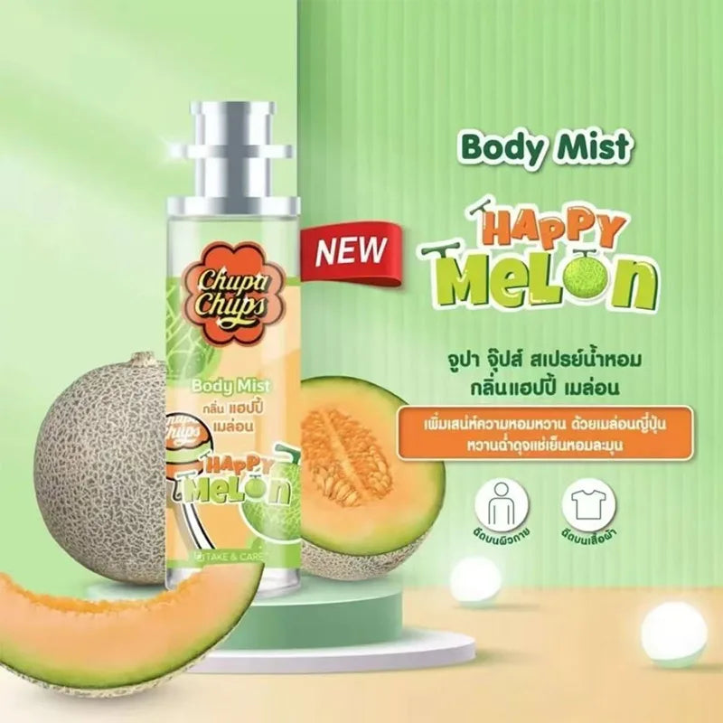 Fresh Fruit Fragrance Perfume Spray – Thai Strawberry, Cantaloupe & Grape Long-Lasting Summer Deodorant (30ml)