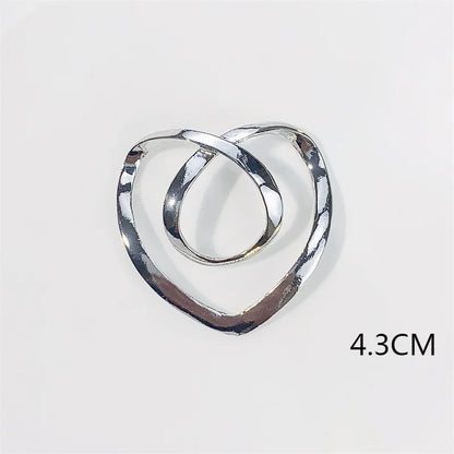 Creative Knot Buckles – Geometric T-Shirt & Scarf Waist Tightening Buttons, Clothing Accessories
