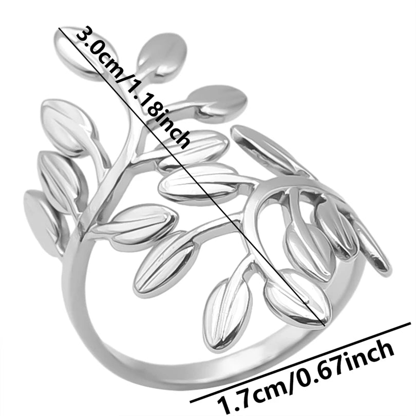 Stainless Steel Chunky Open Ring — Textured Vintage Lava Design for Men & Women