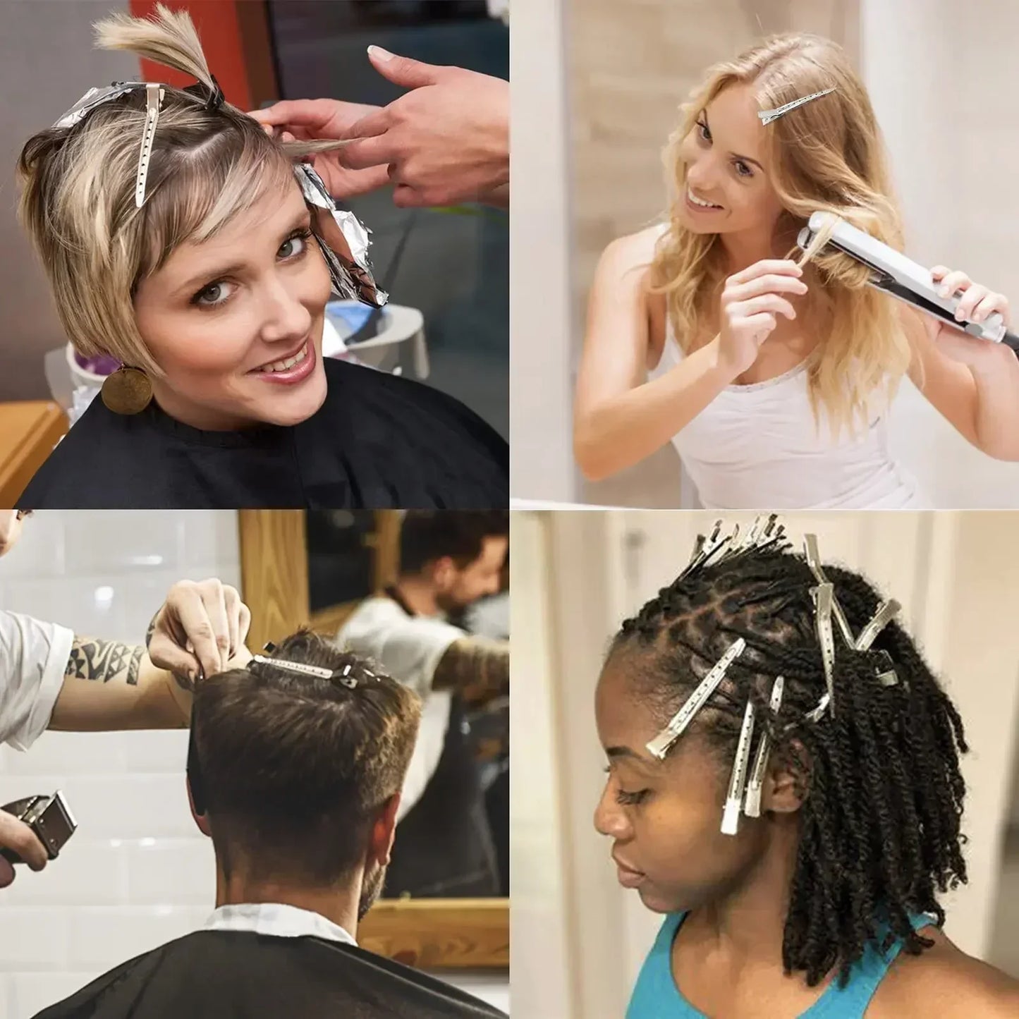 Professional Hair Sectioning Clips – Salon Styling Hairpins for Curling & Root Lift Hairdressing Tools