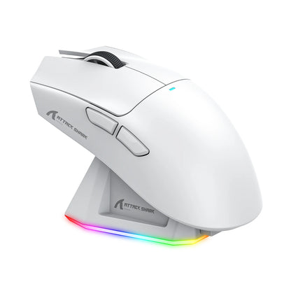 Attack Shark X11 Tri-Mode Wireless Gaming Mouse – 2.4GHz/Wired/Bluetooth PAW3311 22000DPI RGB PC Mouse 400IPS