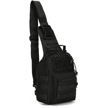 Men’s Waterproof Outdoor Crossbody Chest Bag – Sports Bike Shoulder Handbag