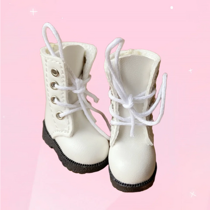 Tilda Doll Boots – 1/8 Mini Leather Shoes for Blythe & Azone Dolls, Casual Doll Accessories