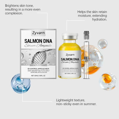 Salmon DNA PDRN Facial Serum Ampoule – Deep Hydration, Skin Soothing & Radiance-Boosting Daily Skincare (1/2 Pcs)
