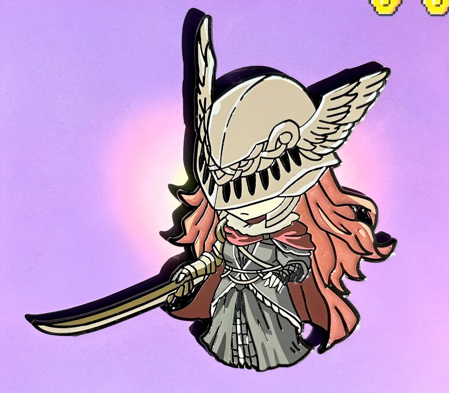 Soul Game Character Enamel Pin — Handmade Gamer Lapel Pin Collection, Video Game Gift