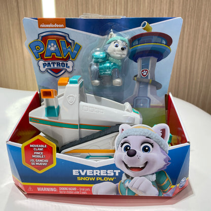 Paw Patrol Dino Rescue Rex Ryder Everest Vehicle Set - Collectible Action Figures and Rescue Toy Gift for Kids