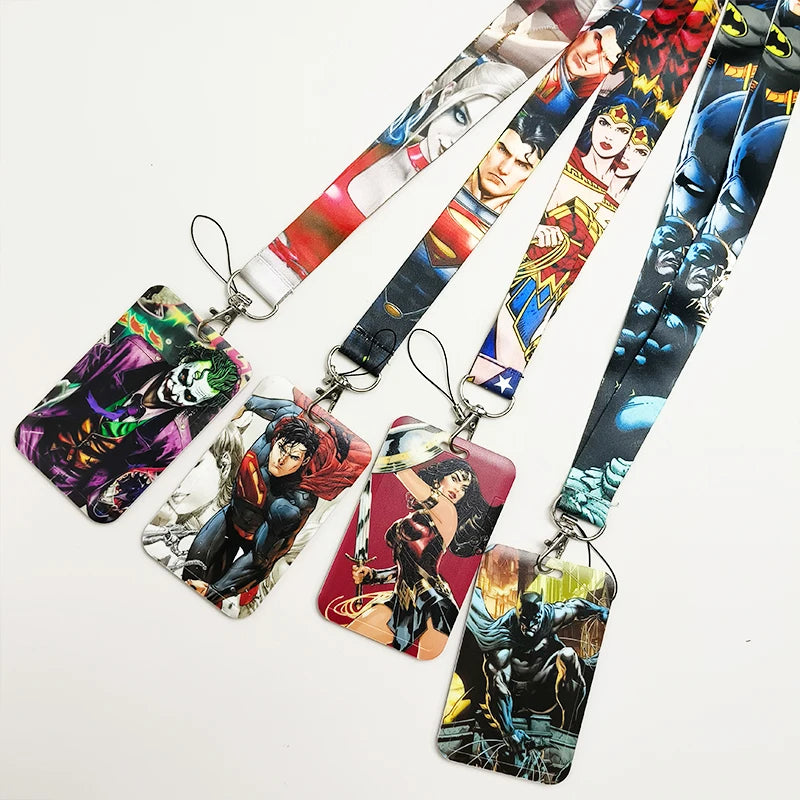 American Anime Movie Lanyard — Key Holder Neck Strap for ID Cards, Gym Keys, Badge, DIY Keychain Rope