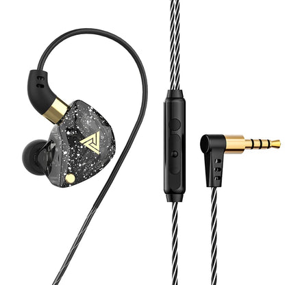 QKZ AK3 Wired Earphones - HiFi Bass Headphones with Microphone for Gaming, Sports & Music