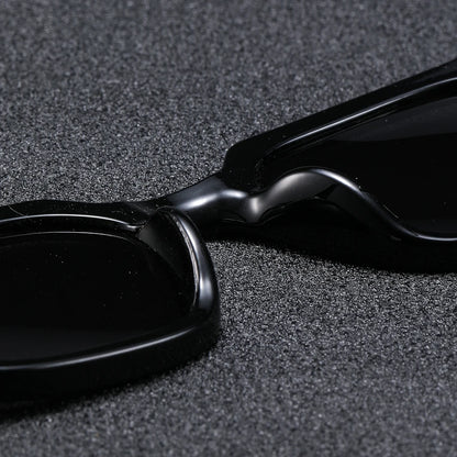 Men's Retro Square Frame Glasses - Trendy Y2K Rivet Street Style Fashion Eyewear