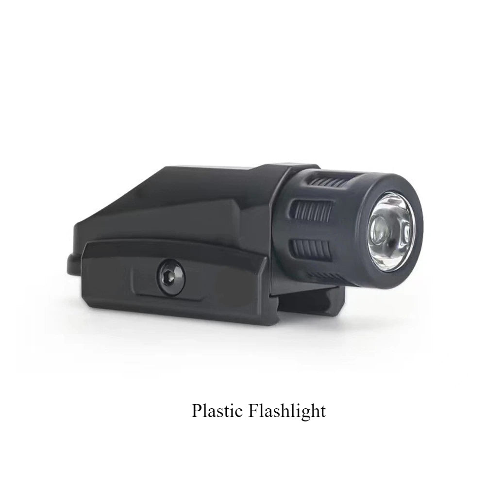 Tactical Weapon Gun Light - Flashlight for M416/M1911/Glock G18 Airsoft Pistol & Rifle, Fits 20mm Picatinny Weaver Rail