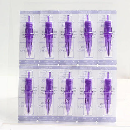 Tattoo Needle Cartridge Set 5/10/20/50pcs – Round Liner & Shader Disposable Needles for Tattoo Machine & Permanent Makeup Eyebrow Pen