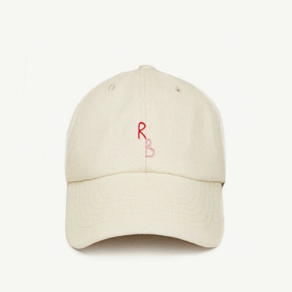 Monogram Cotton Baseball Cap - Hand-Dyed Soft Fabric Embroidered Letter Dad Hat