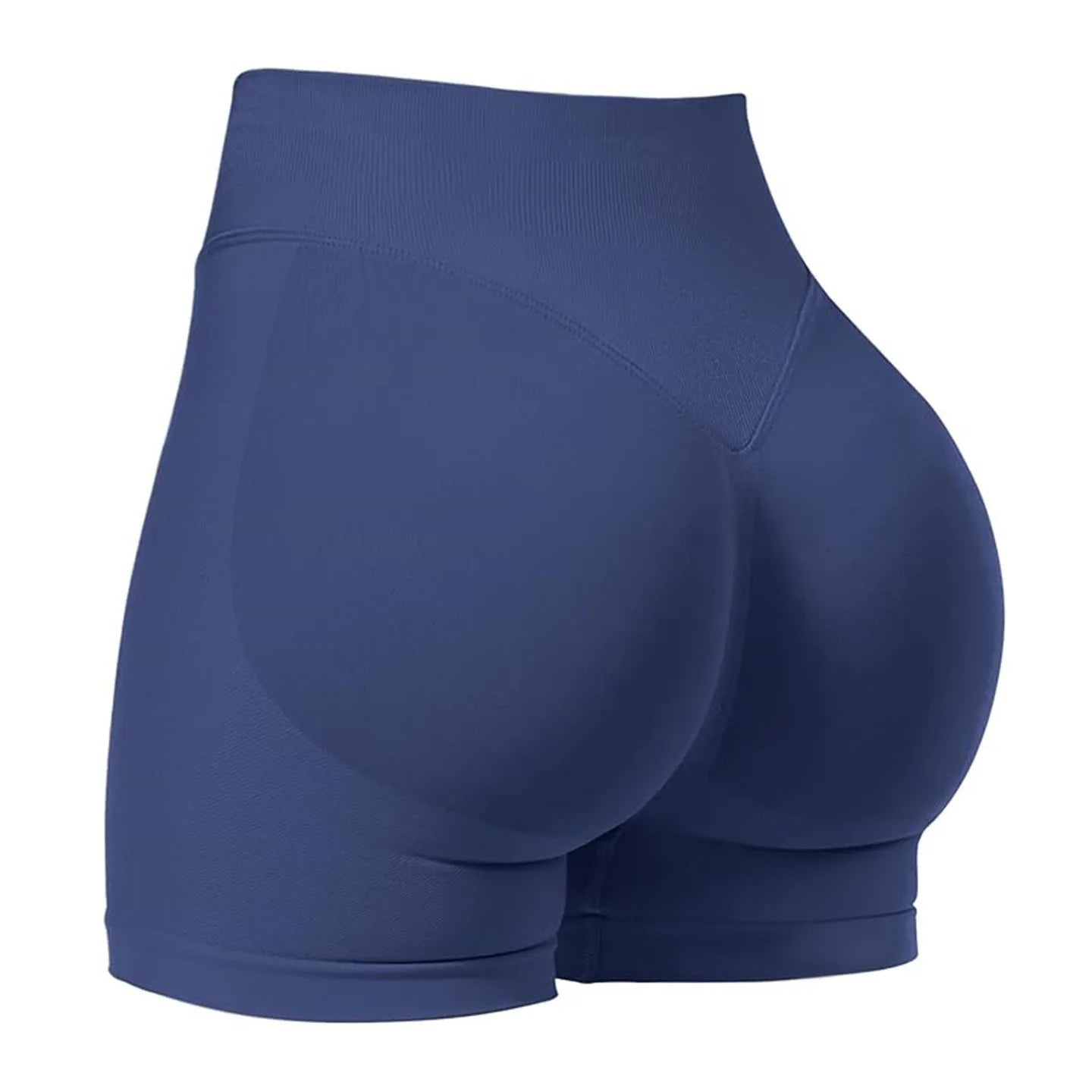Women’s Summer Low-Waist Seamless Shorts – High-Stretch Gym, Yoga, Running & Cycling Shorts