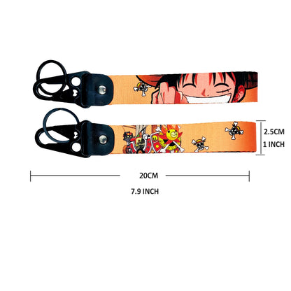 One Piece Eagle Beak Keychain Lanyard – Anime Manga Badge Holder & USB Pendant Accessories