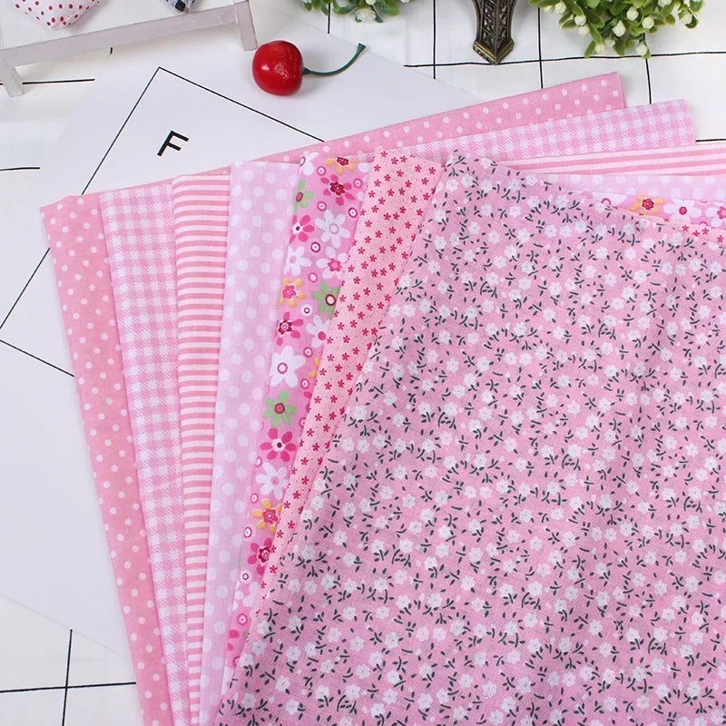 Printed Cotton Fabric Squares 25×25cm — Sewing, Quilting, Patchwork & DIY Handmade Craft Material