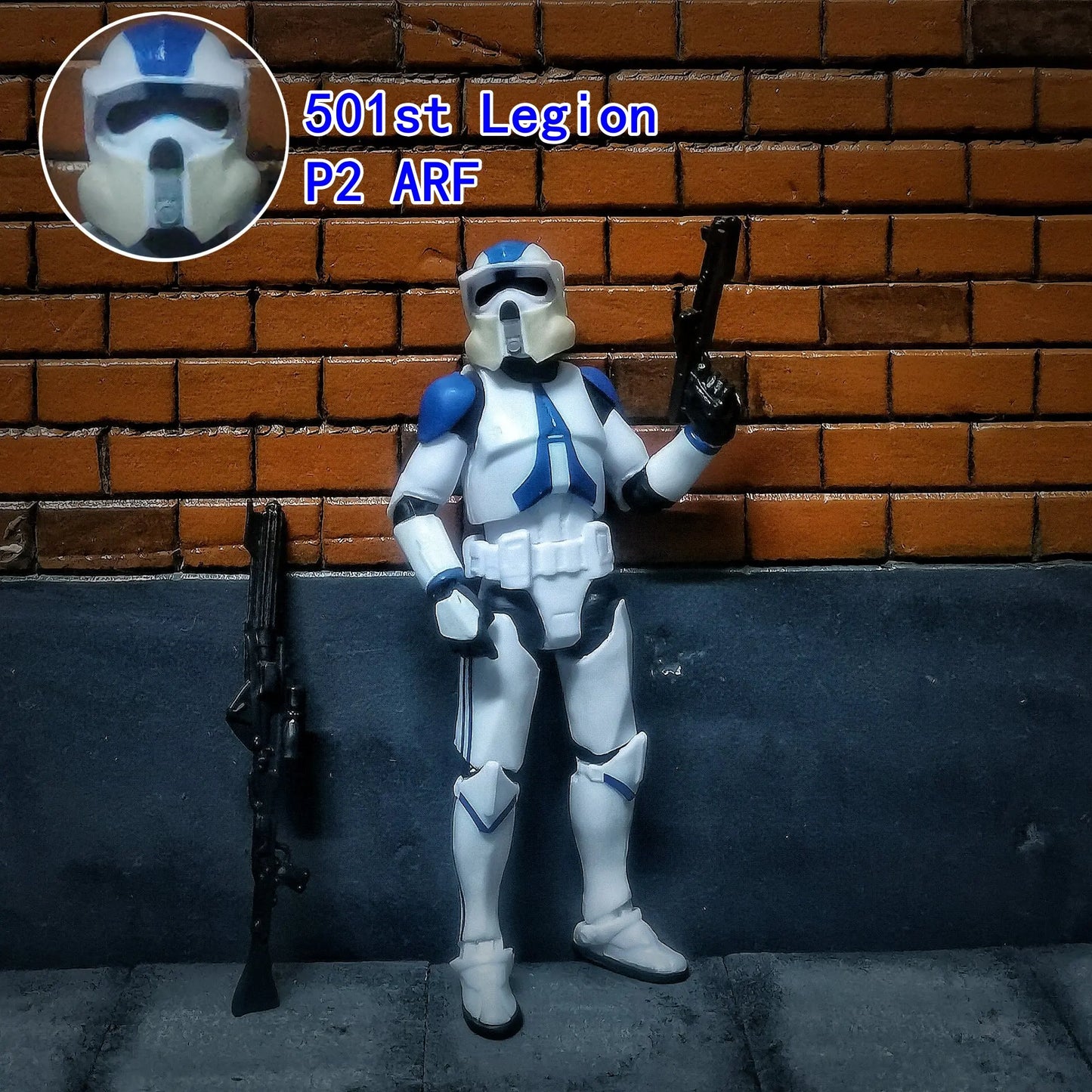 Star Wars 3.75" Clone Trooper Action Figure — 1/18 501st & 187th Legion REX ARF P1/P2 Toy Model