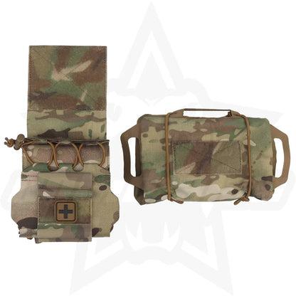 OphidianTac Outdoor First Aid Bag – Rapid Deployment Medium IFAK MOLLE Medical Pouch for Hunting Vest Accessories