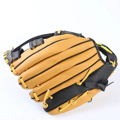Professional Genuine Leather Baseball Gloves – 11.5/12.5 Inch Mitt for Youth & Adult Softball Training