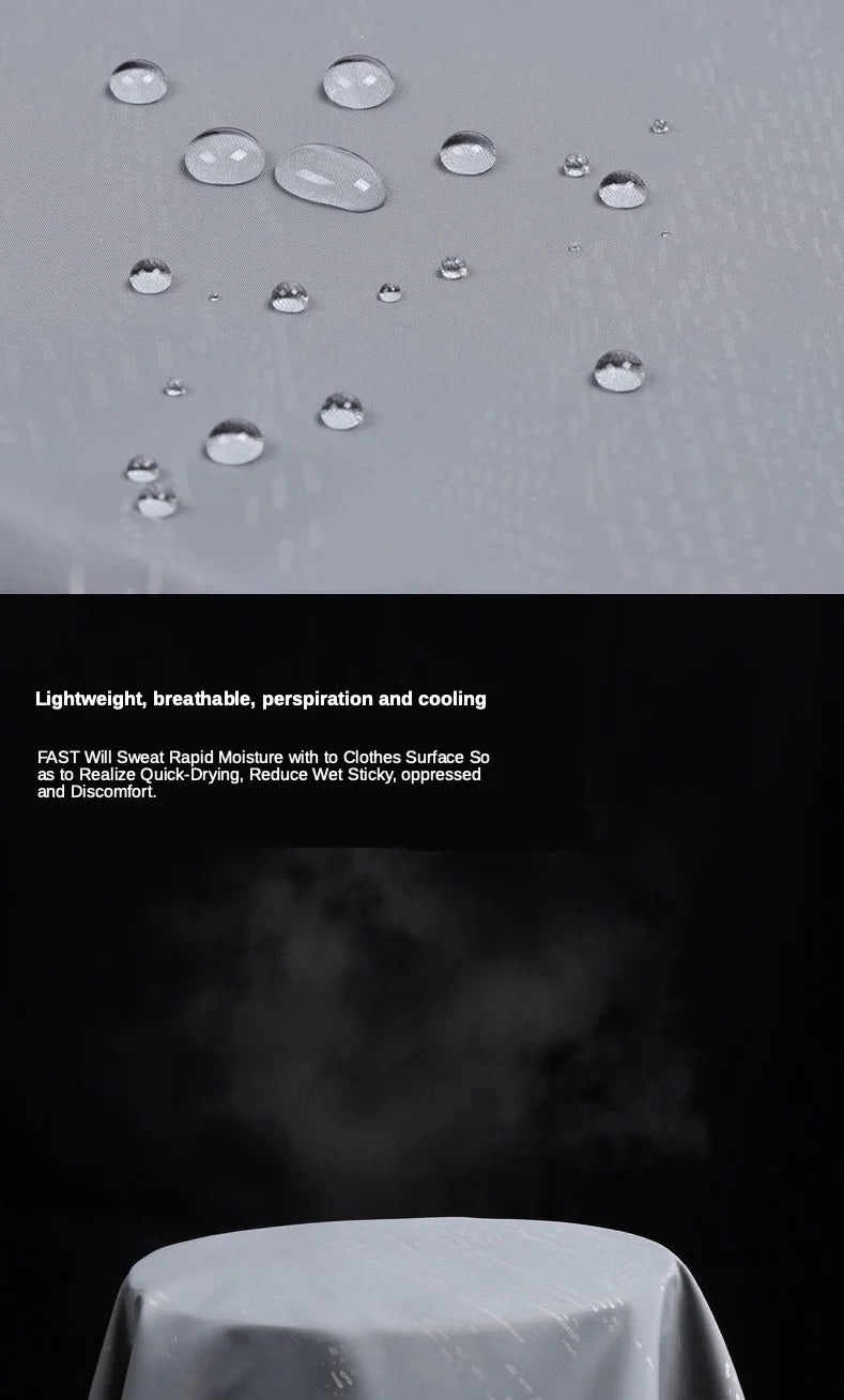 Unisex Waterproof Camping Jacket — Men & Women Windbreaker, Raincoat for Hiking, Climbing, and Sun Protection